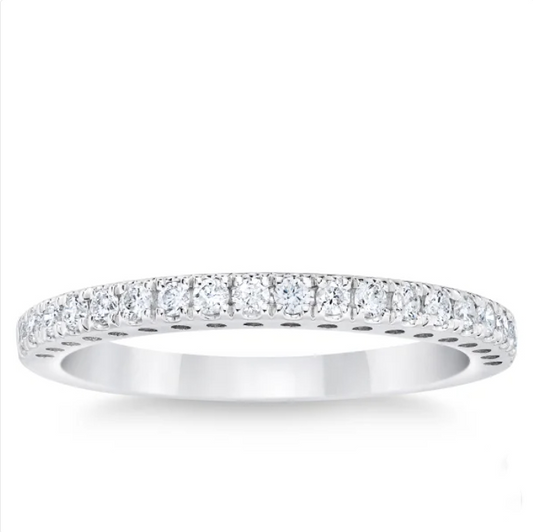 Round Brilliant 0.25 ctw VS2 Clarity, I Color Diamond Band